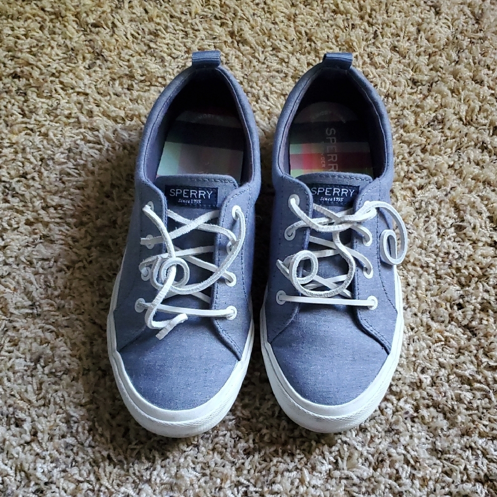 Sperry Blue Shoes, Size 7, Gently Used